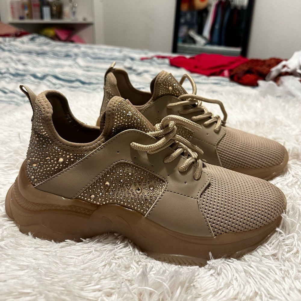 New Rhinestone Steve Madden Sneakers